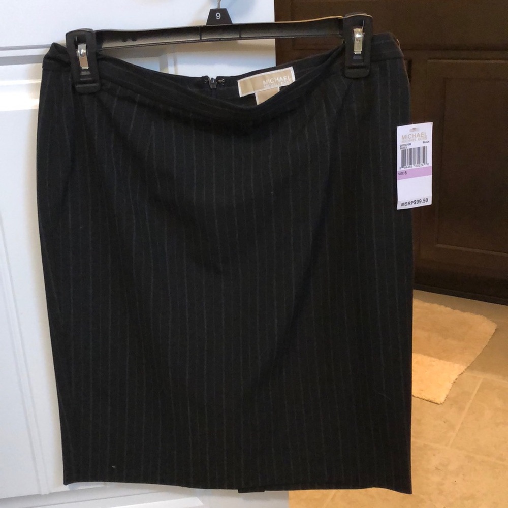 NWT Michael Kors pinstripe skirt size 6